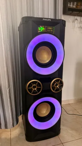 Caixa de Som - Philips NX6 2200W RMS Auto DJ | Bluetooth | NFC | Som Potente