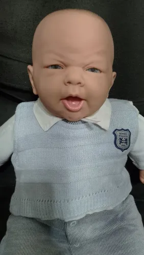 Boneca Bebê Ninos antigo menino
