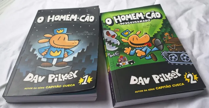 Livros Homem-cão volumes 1 e 2