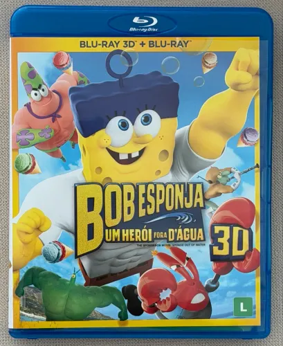BLU-RAY BOB ESPONJA UM HERÓI FORA D?ÁGUA (ORIGINAL)