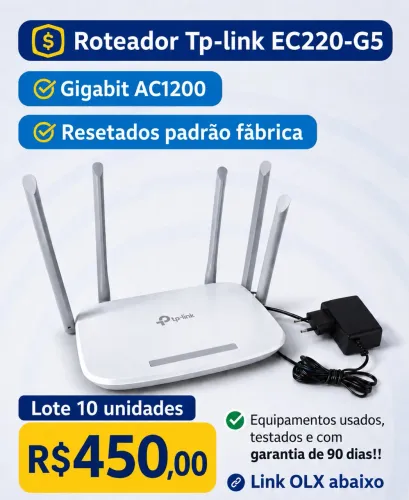 30 Roteadores Huawei E TPlink