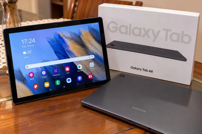 Tablet Samsung Galaxy Tab A8 64GB 4G LTE 10,5? Cinza + Caixa