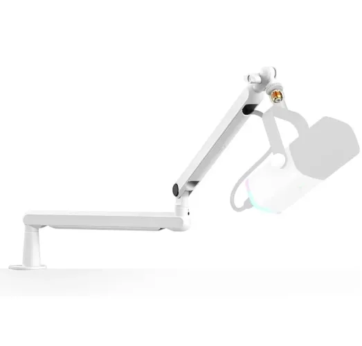 Suporte Articulado Para Microfone Fifine BM88 Branco
