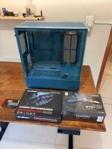 Kit Upgrade, Placa Mãe B450, Fonte 650W, SSD Nvme 500GB 