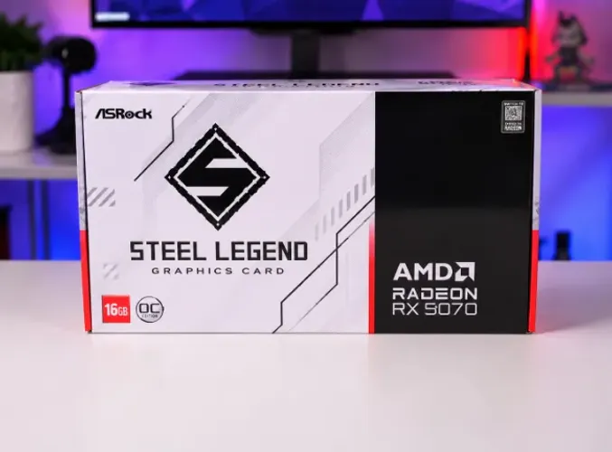 Placa de Vídeo Asrock Radeon RX9070 XT Steel Legend 16GB GDDR6 PCI-Express