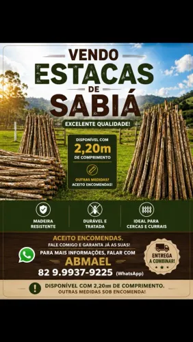 Vendo Estaca de Sabiá