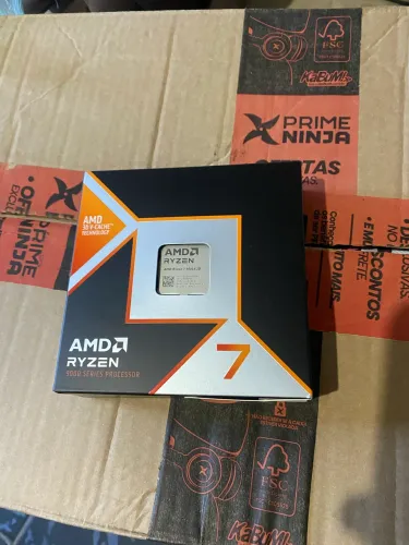 KIT UPGRADE PC GAMER TOP RYZEN 9800x3D+ROG STRIX 360 mm+FONTE 850 W GOLD+GABINETE GALAXY