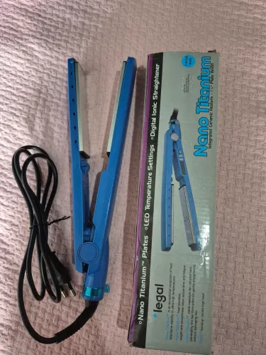 Prancha Nano Titanium. 