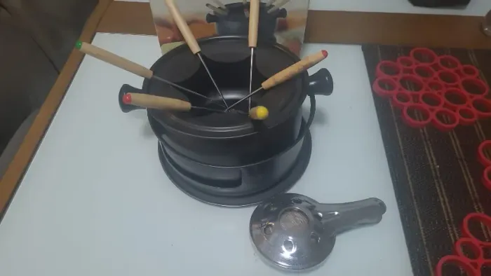 Kit Panela para Fondue Set Subito inox 11 Peças 