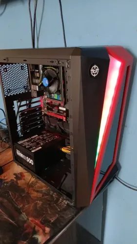 CPU core i5 7400 16gb ddr4 ssd 256gb nvme fonte 500w 80 plus aceito cartão