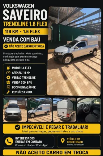 Volkswagen Saveiro Trendline 1.6 T.flex 8V 2018