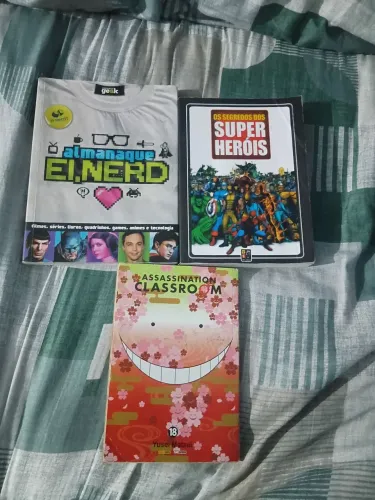 Combo de livros para fãs de cultura nerd, Geek e animes.