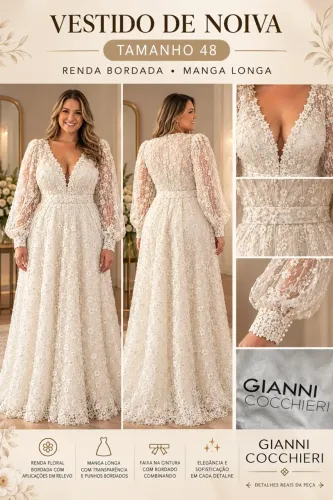 Maravilhoso Vestido de Noiva