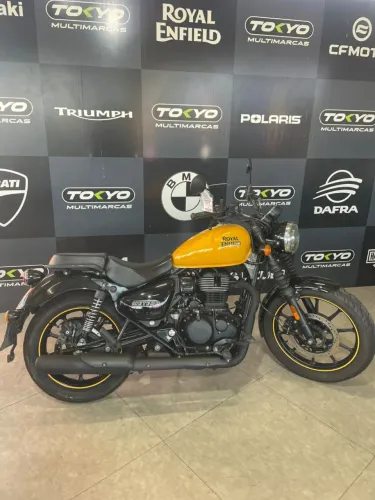 ROYAL ENFIELD METEOR FIREBALL YELLOW 350 2022 (IPVA 26 + TRANSFERÊNCIA GRÁTIS)