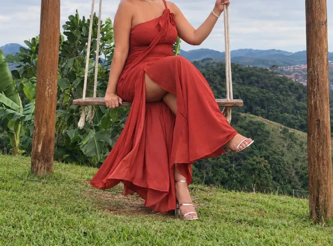 Vestido Madrinha Terracota