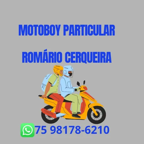  Motoboy particular e Entregador 