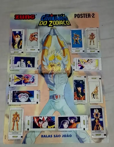 Álbum poster 2 cavaleiros do zodíaco zung