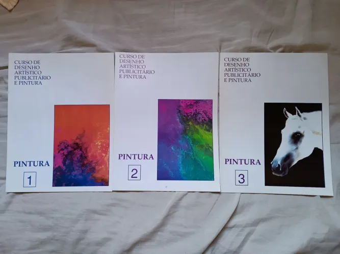 Curso De Desenho Artístico Publicitário E Pintura - Vol. 1, 2 e 3 | Edição Colecionador
