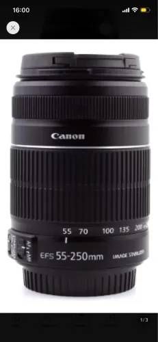Lente Canon 55-250mm