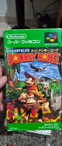 Jogo donkey kong super nintendo CIB
