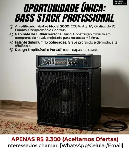Combo Hartke para contrabaixo