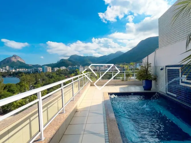 Cobertura com 4 quartos à venda, 443 m² por R$ 8.400.000 - Lagoa - Rio de Janeiro/RJ