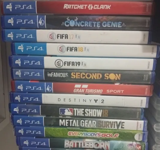 Lote 12 jogos ps4