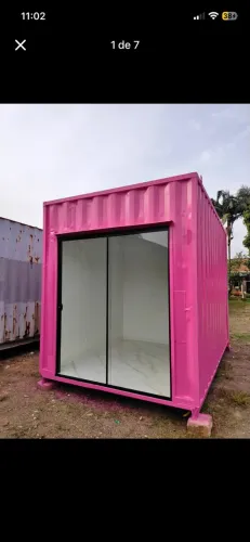 SALA COMERCIAL COM LAVADO EM CONTAINER MARÍTIMO