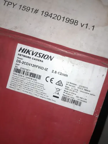 Câmera IP network câmera hikvision DD-2CD4126FWD-IZ