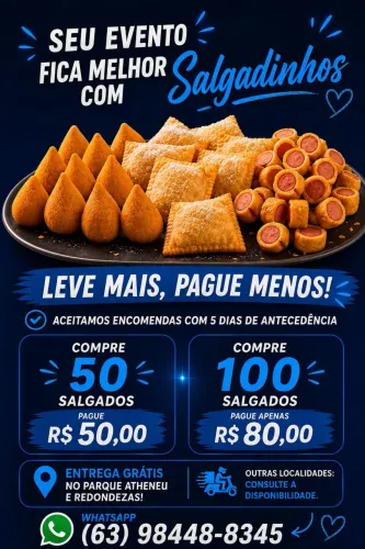 Salgadinhos para festa