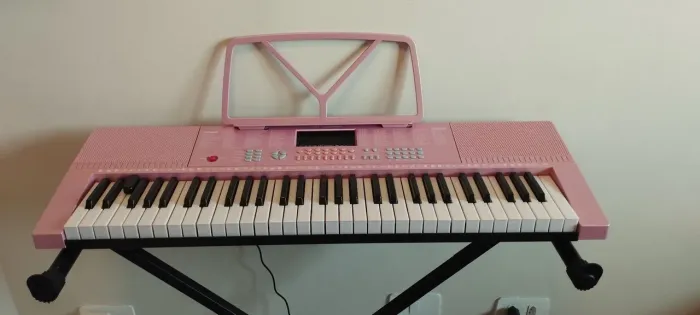 Lindo Teclado Rosa!