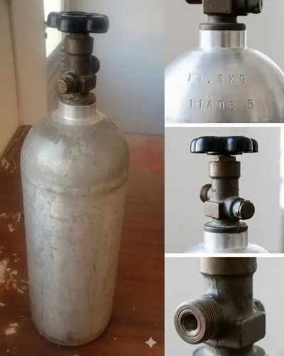 Cilindro CO2 Alumínio 5kg Luxfer - Ideal para Chopp, Solda MIG e Aquário