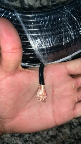 Rolo de fio 10mm 100 metros anti chamas flexível