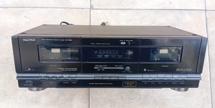Stereo Double Tape Deck Fortex Dc-3088 - Funcionando