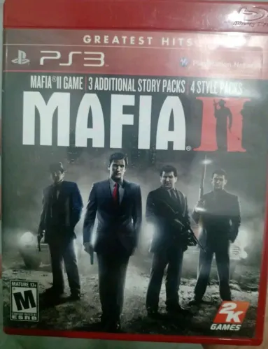 Mafia 2 Greatest Hits + 3 Dlc - Midia Fisica Ps3 Raridade <br>