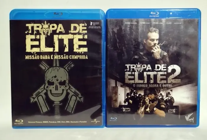 Tropa De Elite 1 E 2 - Blu-ray Originais (José Padilha, Wagner Moura)