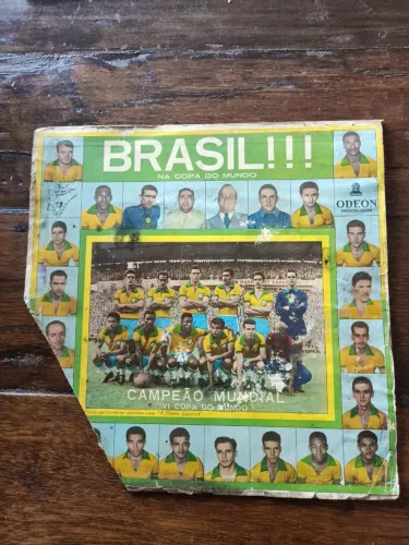 Lp Disco de Vinil Copa do Mundo 1958 Pelé Garrincha Raridade