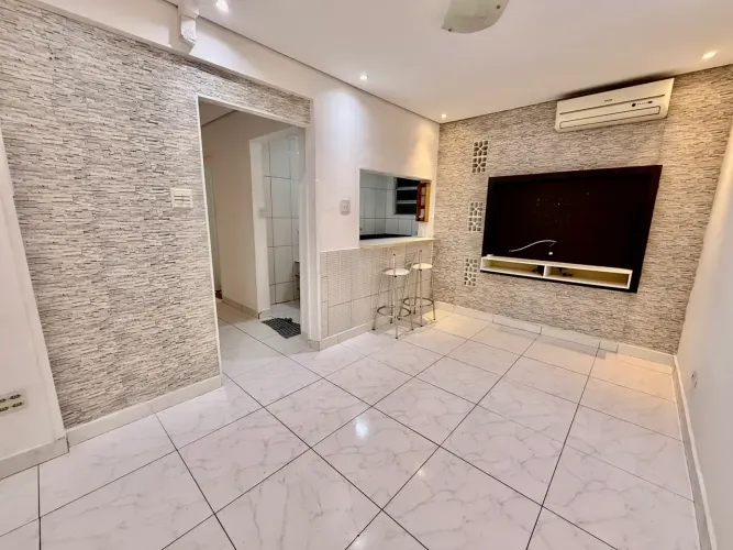 Apartamento térreo 1 quarto - Aparecida - Santos - SP