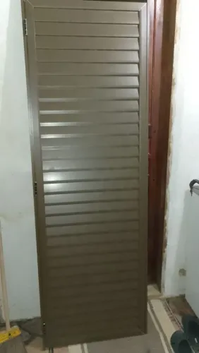 Portas palheta de alumínio