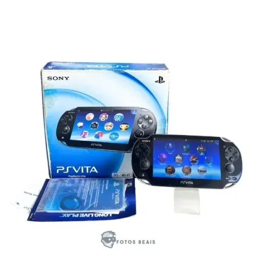 CONSOLE PLAYSTATION VITA PSVITA 64GB DESBLOQUEADO SEMINOVO - PS VITA