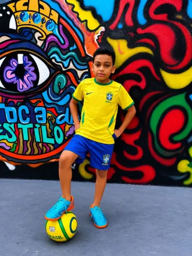 Camisa infantil seleção brasileira
