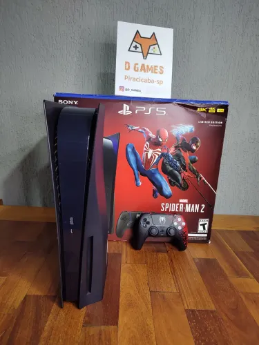 PS5 Edição Homem Aranha Semi Novo.
