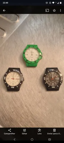 LOTE COM 3 RELÓGIOS ORIGINAIS TROCA PULSEIRAS NUNCA USADOS