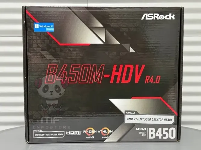 Kit B450 HDV ASRock + Ryzen 5 5500 - NOVOS
