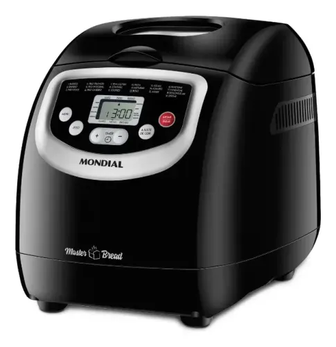 Panificadora Automática Master Bread, Mondial (USADA), Preto, 700W, 110V, 19 FUNÇÕES