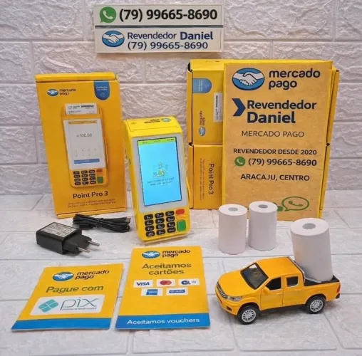 Maquineta de Cartão Point Pro 3 - Pronta Entrega 