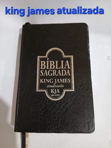 Biblia king james atualizada exemplar raro 