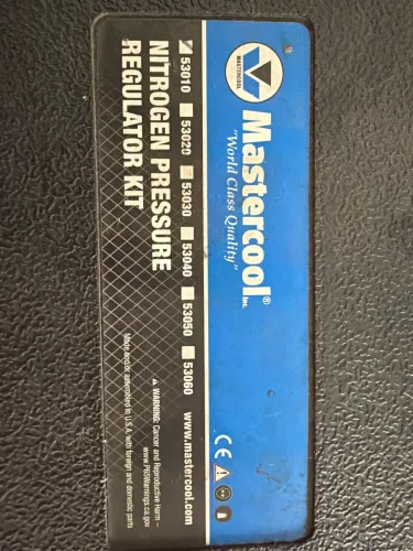Regulador de Pressão Nitrogênio Mastercool Profissional - 1000 PSI