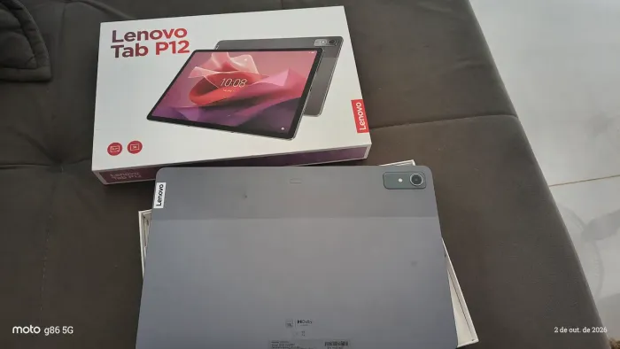 Tablet Lenovo P12 Semi novo 128 gb 4 gb Ram