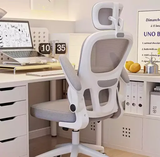Cadeira De Escritório Ergonômica Executiva Suporte Lombar Tela Mesh 150kg